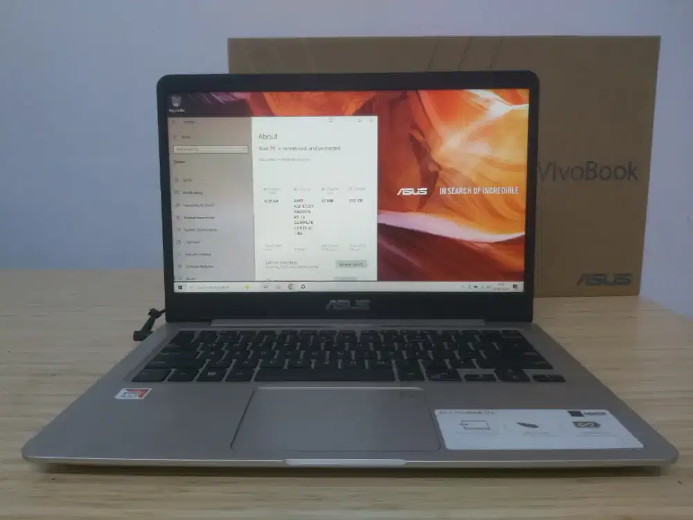 Asus Vivobook A411Q GOLD 2020 AMD A12-9720P 2.70Ghz RADEON R7 1TB 4GB