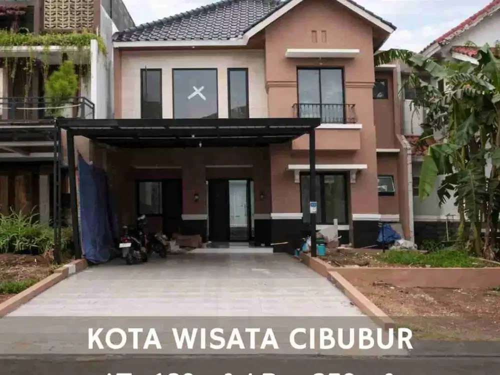 Rumah Baru Total renovasi - Mewah & Harga Terjangkau di Kota wisata Cibubur