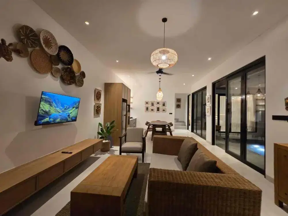 3 BEDROOM MINIMALIST MODERN VILLA AT KAYU TULANG CANGGU