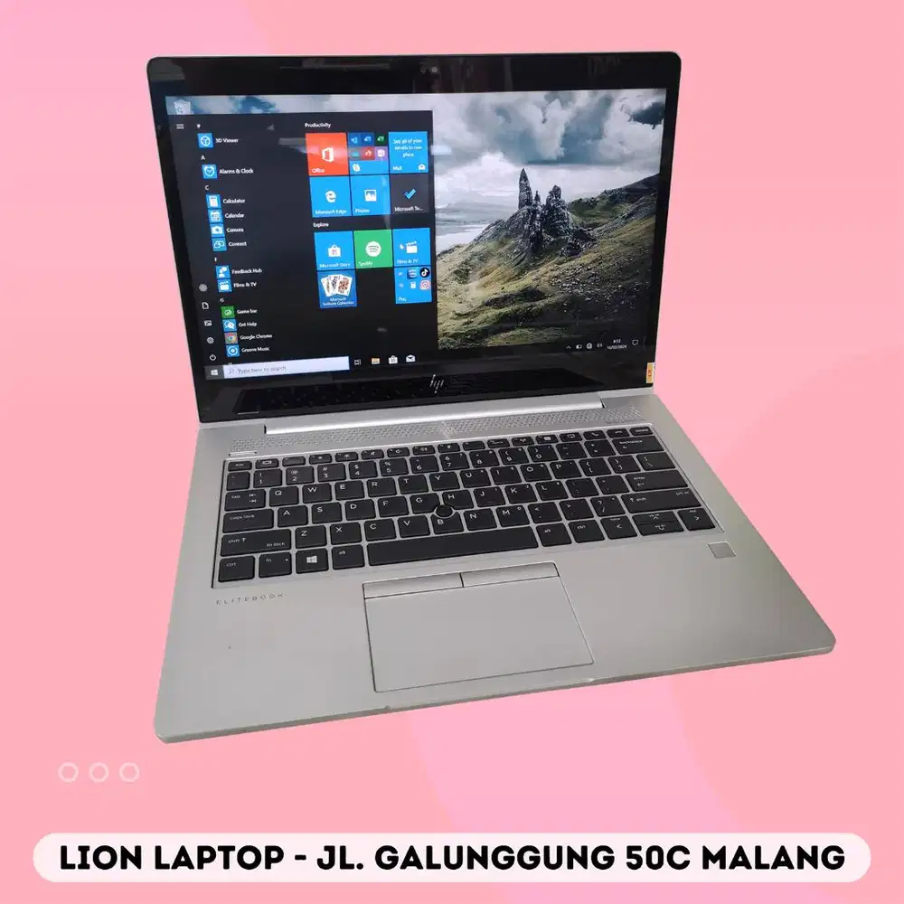 Core i7 gen 8 RAM 8GB Touchscreen Slim HP Elitebook 830 G6 [28|04]