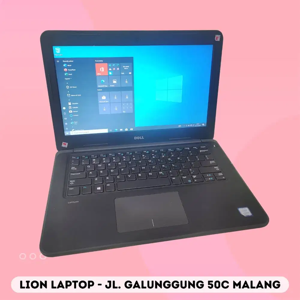 Core i5 Gen 7 Murah Mulus RAM 8GB SSD 256GB Dell Latitude 3380 [28|04]