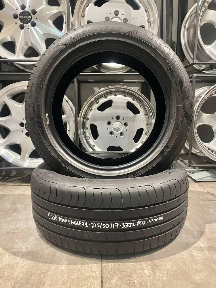 2 Ban Goodyear Eagle F1 Sport 225/50/17 Tahun 2022