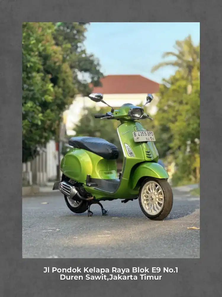 VESPA SPRINT 150 IGET TAHUN 2017 RARE COLOUR
