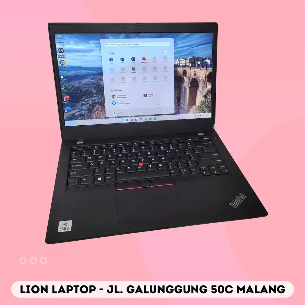 i5 Gen 10 Murah RAM 8GB SSD 256GB Lenovo Thinkpad L14 [28|04]