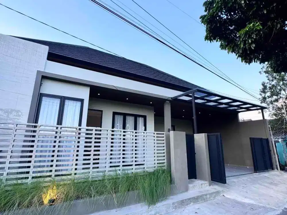 Rumah 1 Lantai Luas 200m2 Fully Furnished di Purwomartani dekat Exit Tol dan Perumahan Pertamina