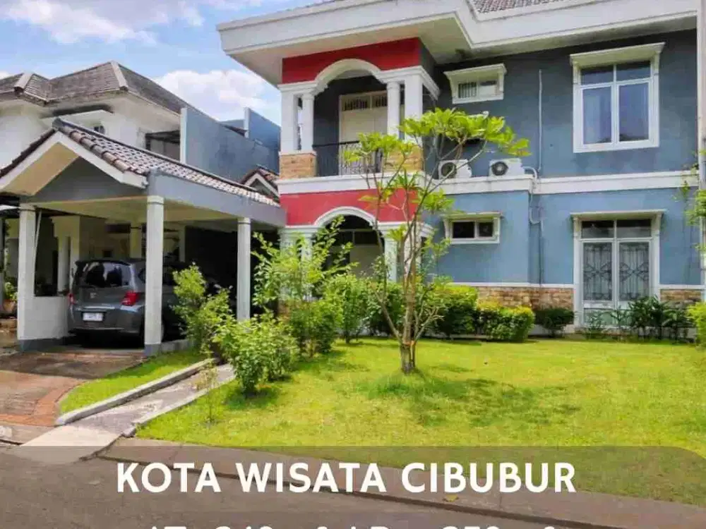 Dijual Cepat Rumah Sangat Nyaman - Hadap Taman , Kota wisata Cibubur