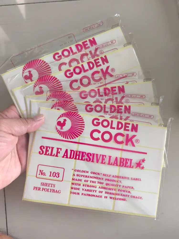 Stiker Golden Cock Borongan