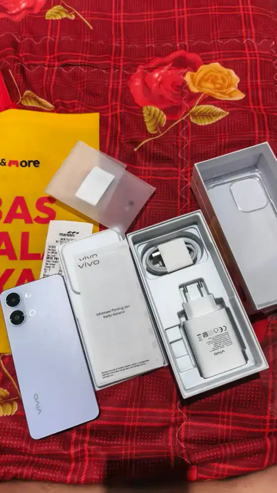 Jual BU Vivo Y05 64 GB Blue FULLSET