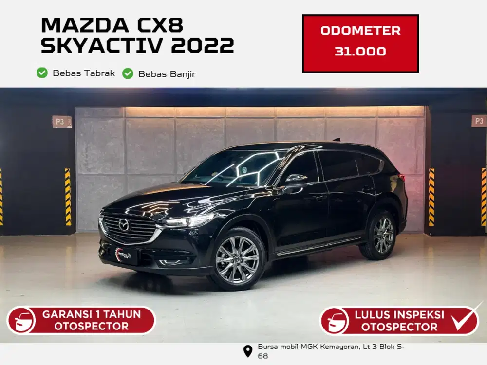Low odo !! Mazda CX8 Skyactiv 7 seater Tahun 2022