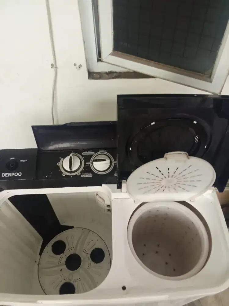 Mesin cuci 2 tabung merk denpoo normal