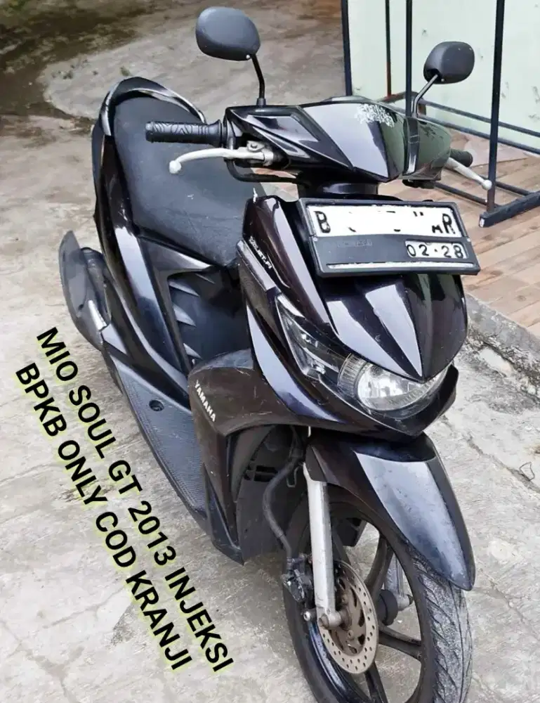 Yamaha Mio soul GT 2013 hitam BPKB doank yee..