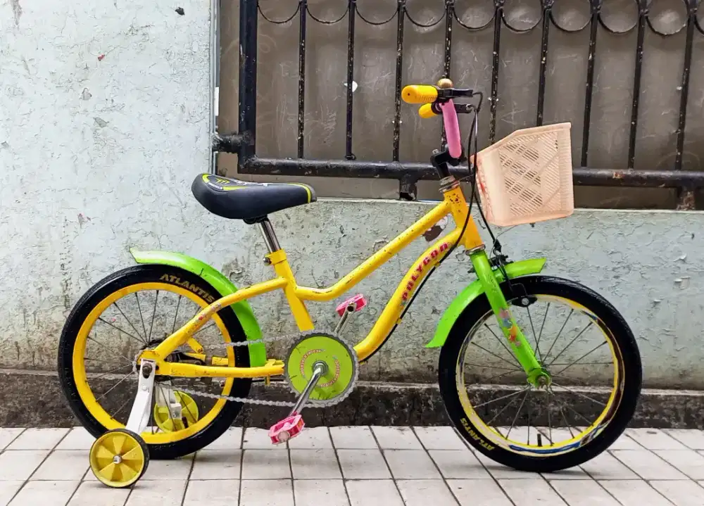 Sepeda Anak Polygon 16 inc, harga pas.  Cipinang