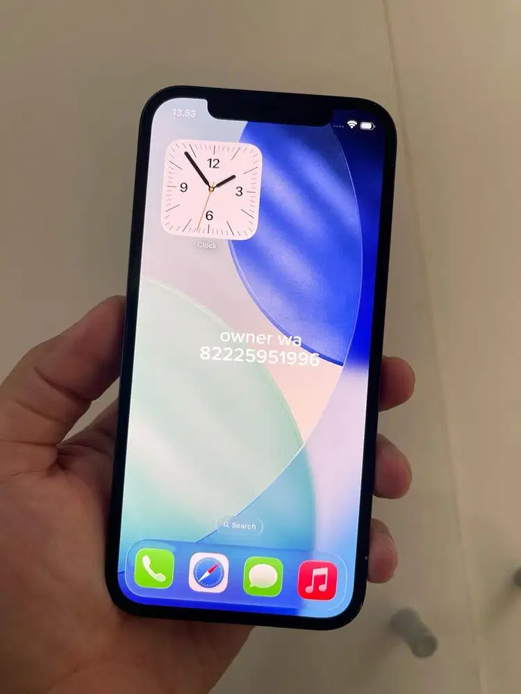 Iphone 12 128gb Ibox Fullset Ori Like New Negoo