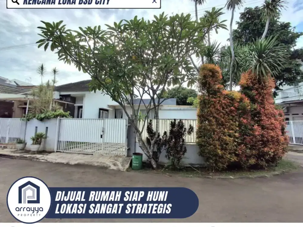 TURUN HARGA! RUMAH RAPI SIAP HUNI FULL RENOVASI DI KENCANA LOKA BSD CITY (GLB115)