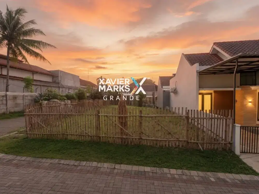 Dijual Tanah Kavling Posisi Hook Siap Bangun di Perumahan Atrani Residence