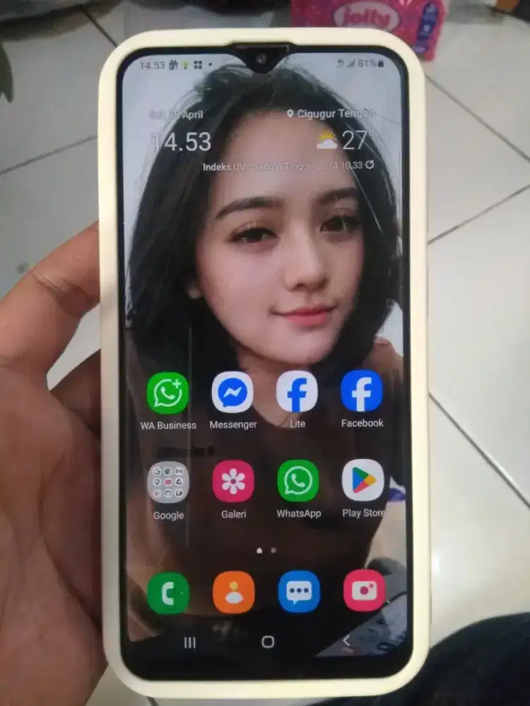 Samsung galaxy A20 4G 3/32 layar 6.4 inchi tt/barter