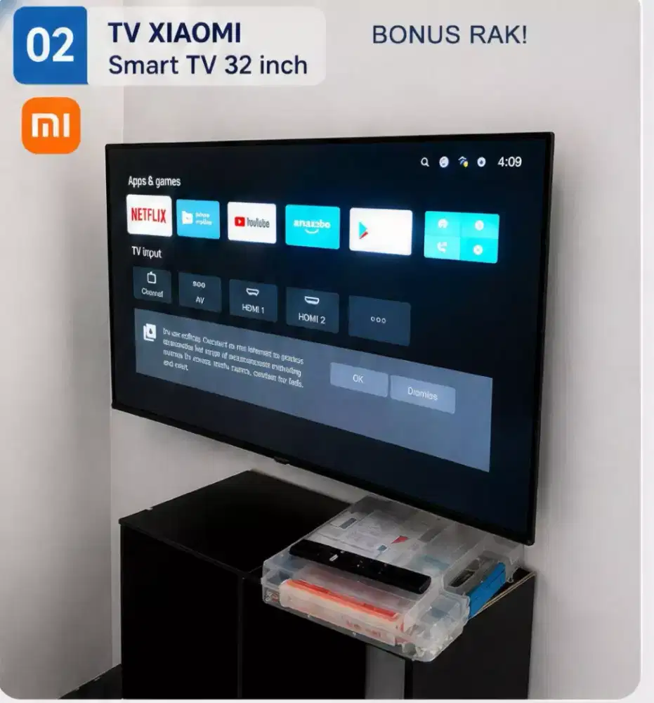 Smart tv xiaomi 32 inch