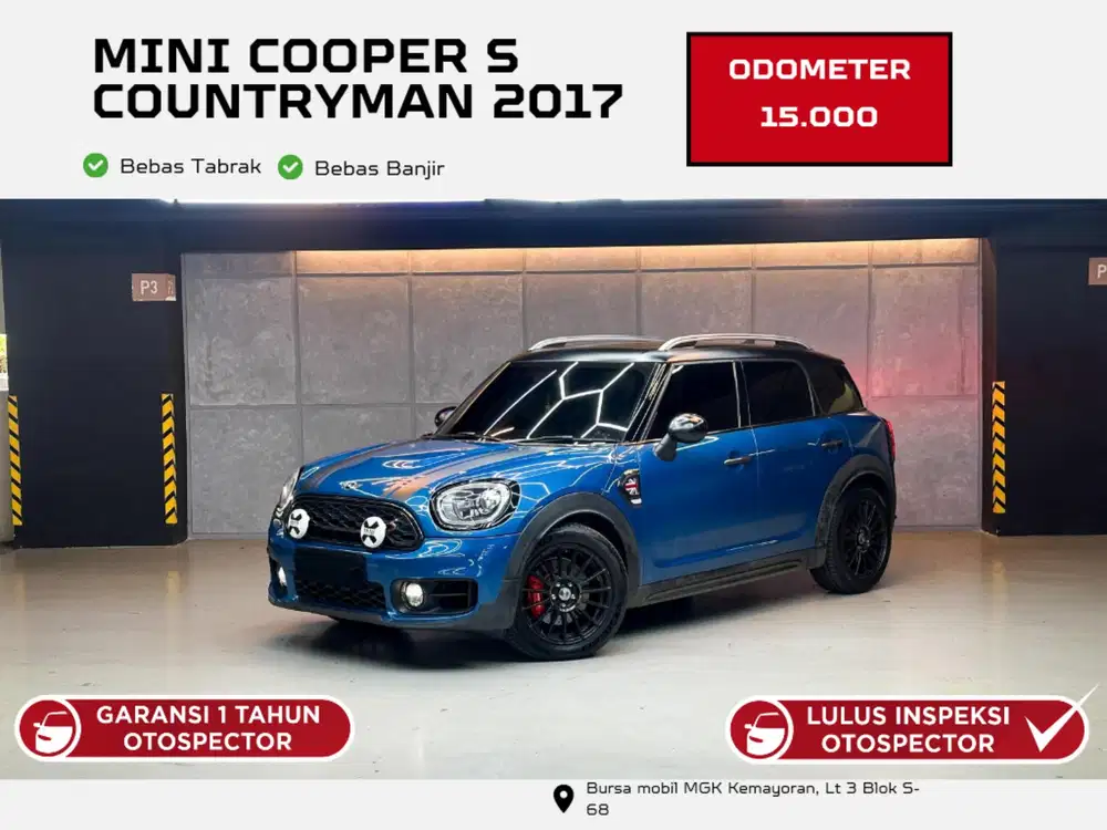 Odo 15 rb !! Mini Cooper S Countryman Tahun 2017