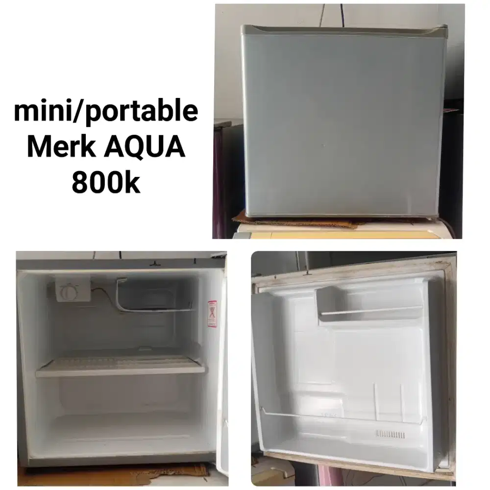 Kulkas mini/portable AQUA bekas bergaransi