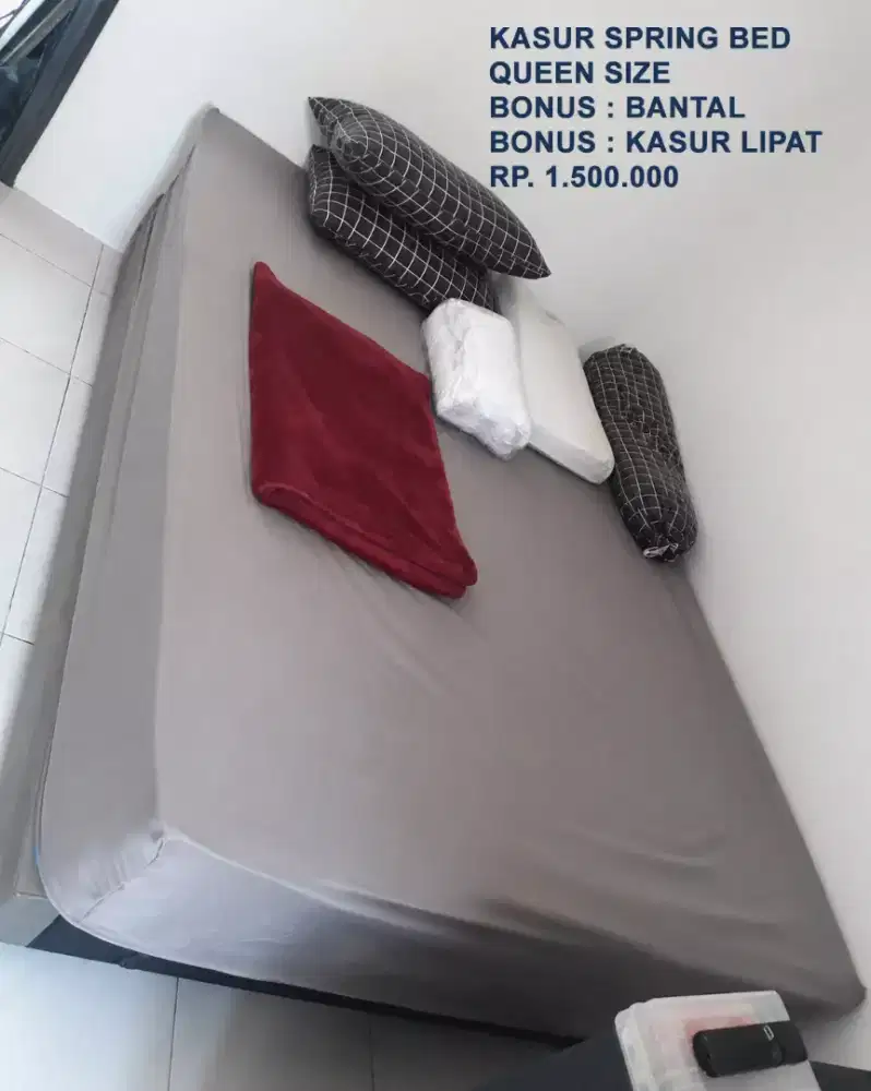 Dijual kasur queen size plus bonus