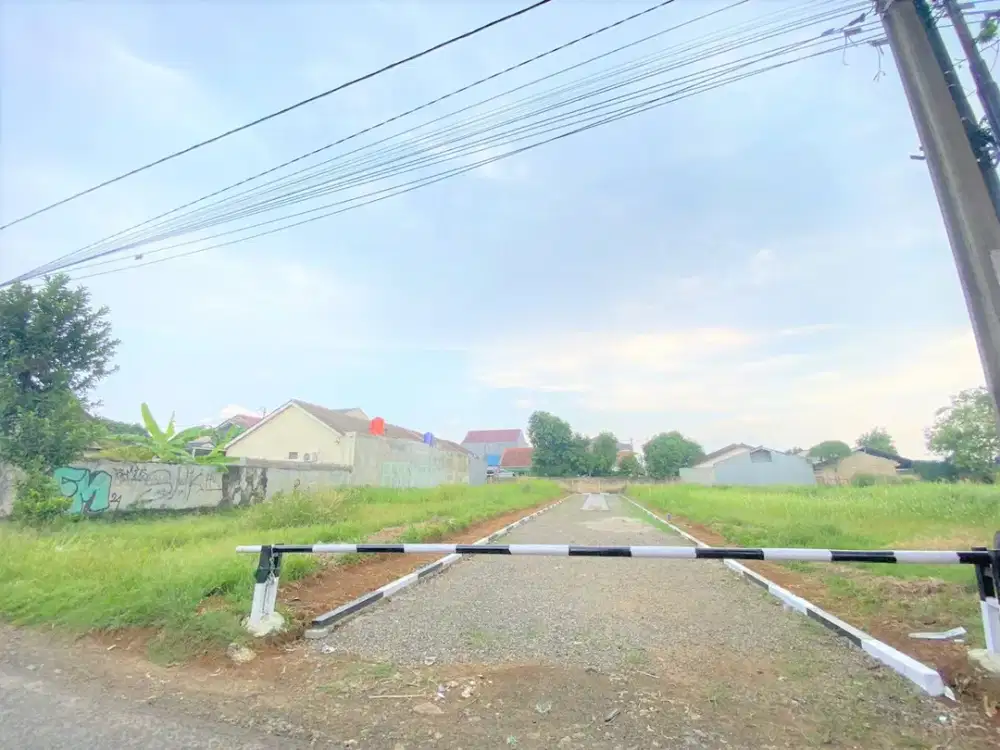 Tanah Kavling Strategis 10 Menit Jl. Sholeh Iskandar, Siap Balik Nama
