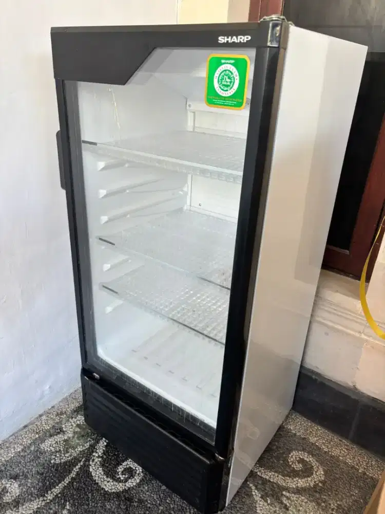 Sharp Showcase SCH-170 FS 3 Rak 150L Display Cooler kulkas tuk minuman