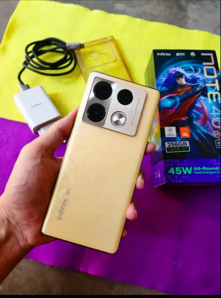 Infinix note 40 pro 5G 8+8/256 | lengkap | Harga net