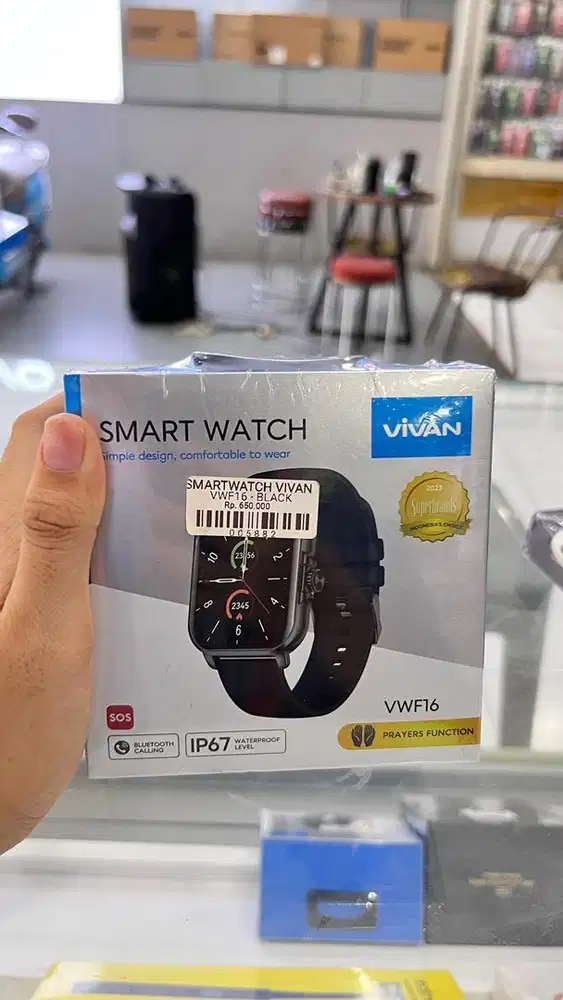 SMARTWATCH VIVAN BLACK ORI