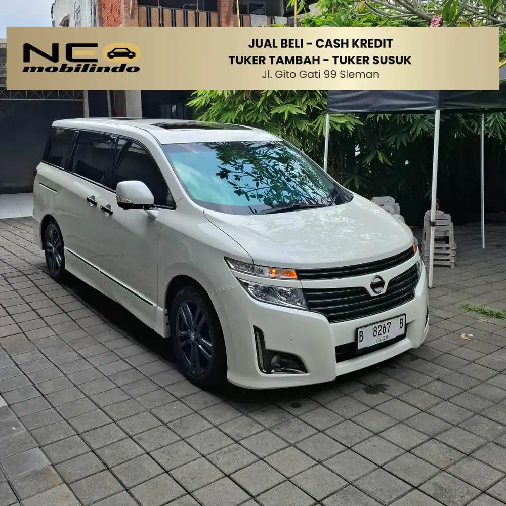 NISSAN ELGRAND V6 3.5 HWS 2013 PUTIH
