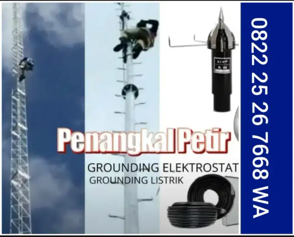 Pasang anti penangkal petir Pantai Indah Kapuk