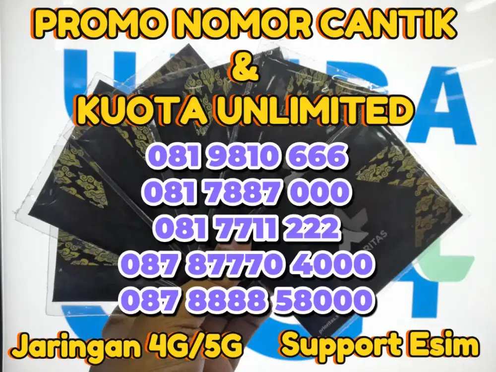 nomor cantik dan kuota unlimited murah