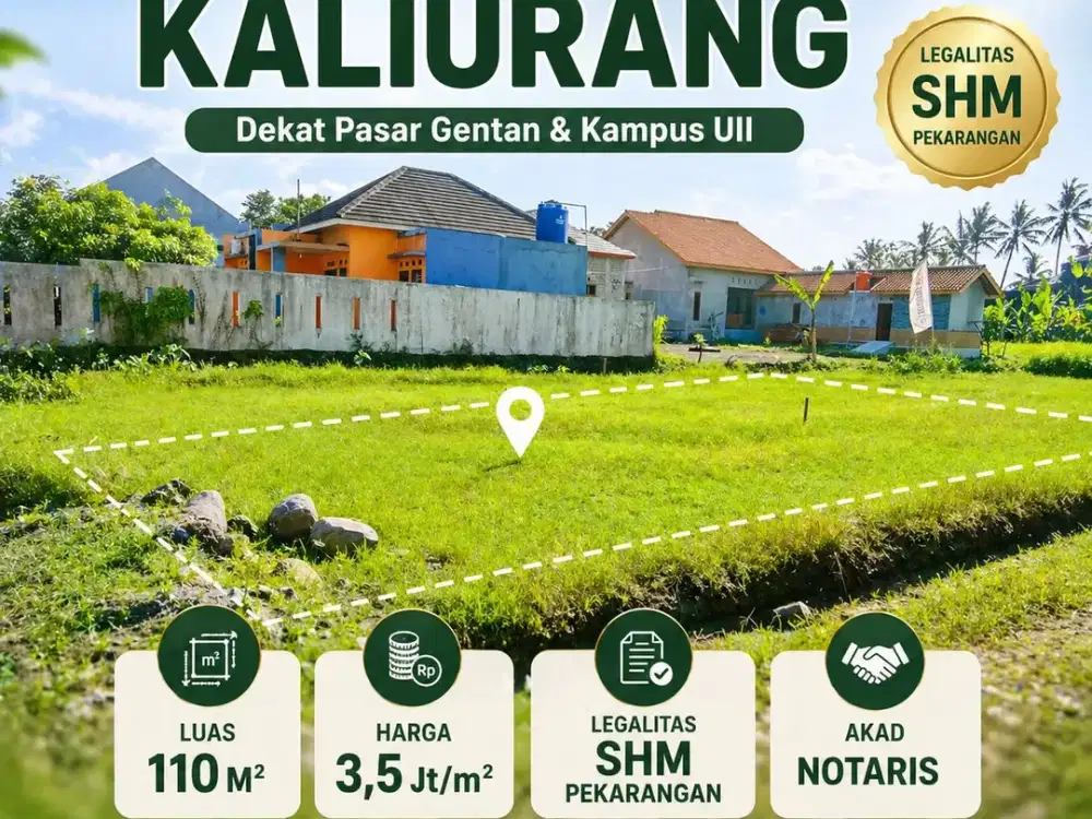 Tanah kaliurang km 10 dekat superindo &  kampus UII