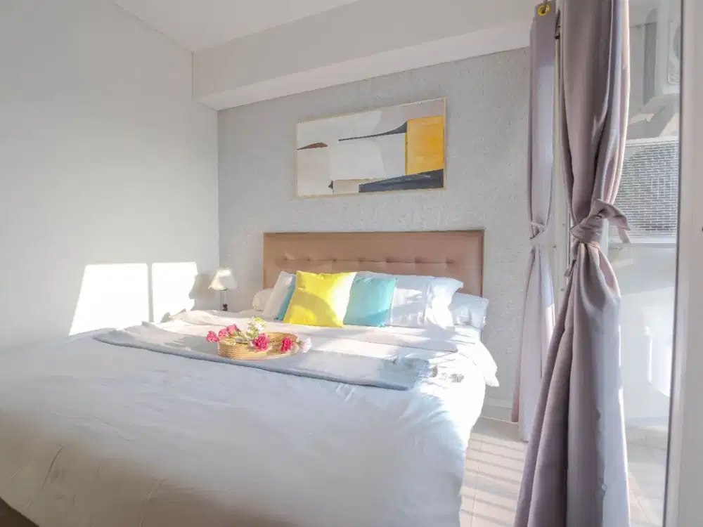 Best Price! Disewakan Apartment Murah Cosmo Terrace 1Br Full Furnish, Unit Nyaman, & Siap Huni - Lokasi Strategis (Sudirman, Tanah Abang, Bundaran Hi)