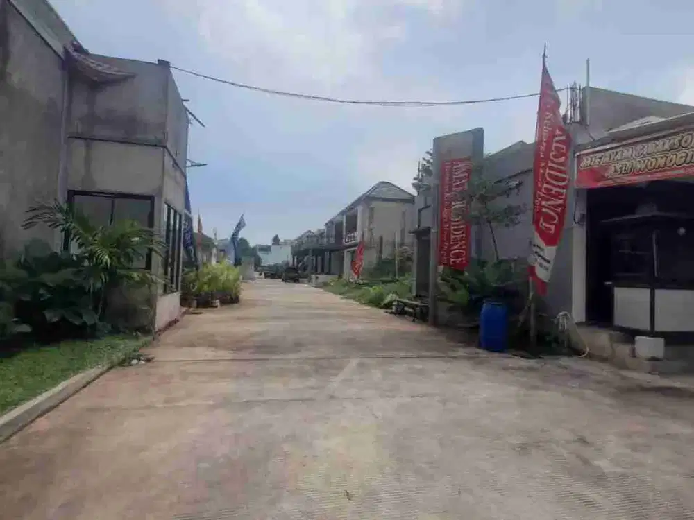 Rumah cluster super strategis pinggir jalan raya utama jatiwarna lokasi dekat tol JORR jatiwarna
