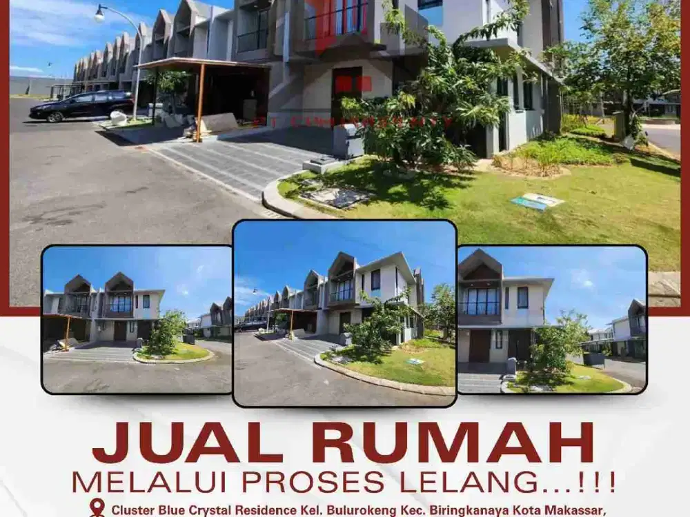 RUMAH 2 LANTAI SIAP HUNI DI CLUSTER BLUE CRYSTAL SUMMARECON MAKASSAR
