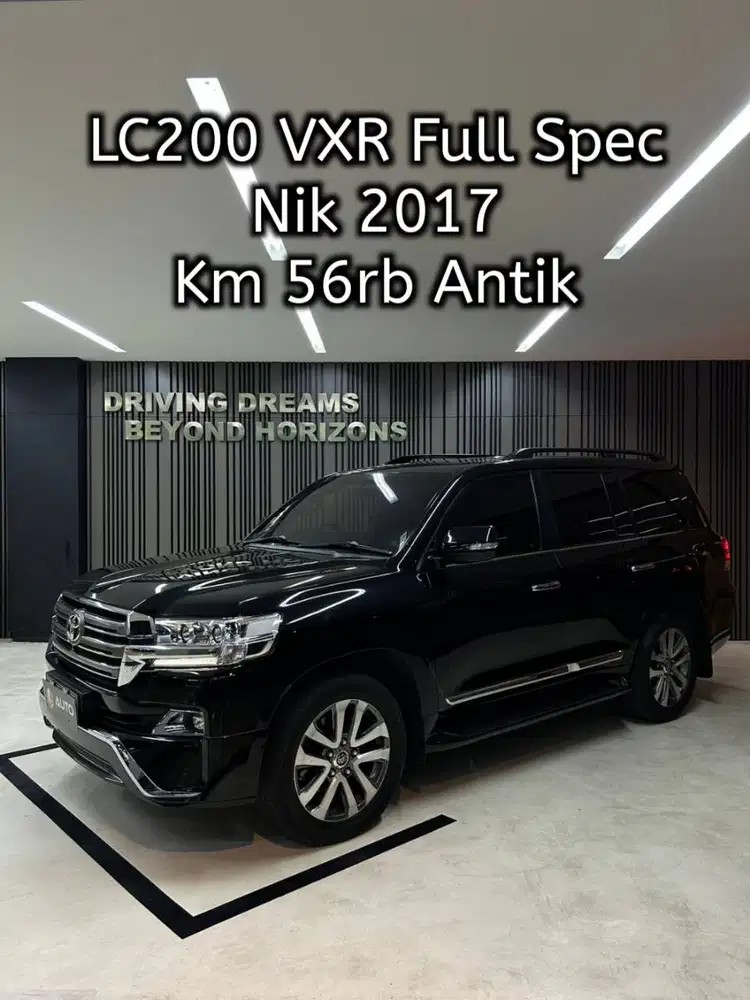 Toyota Land Cruiser VXR Full Spec 2017 Hitam LC LC200 Km56rb B2872WBF