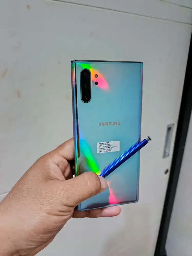 BU Cepat Samsung Note 10 Plus 12/512 GB Resmi Sein Second Murah