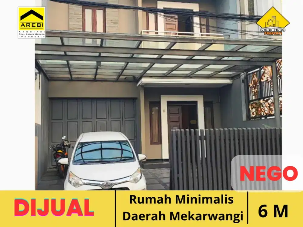 Jual Rumah Minimalis Semi-Furnished di Mekarwangi 4 Kamar Tidur