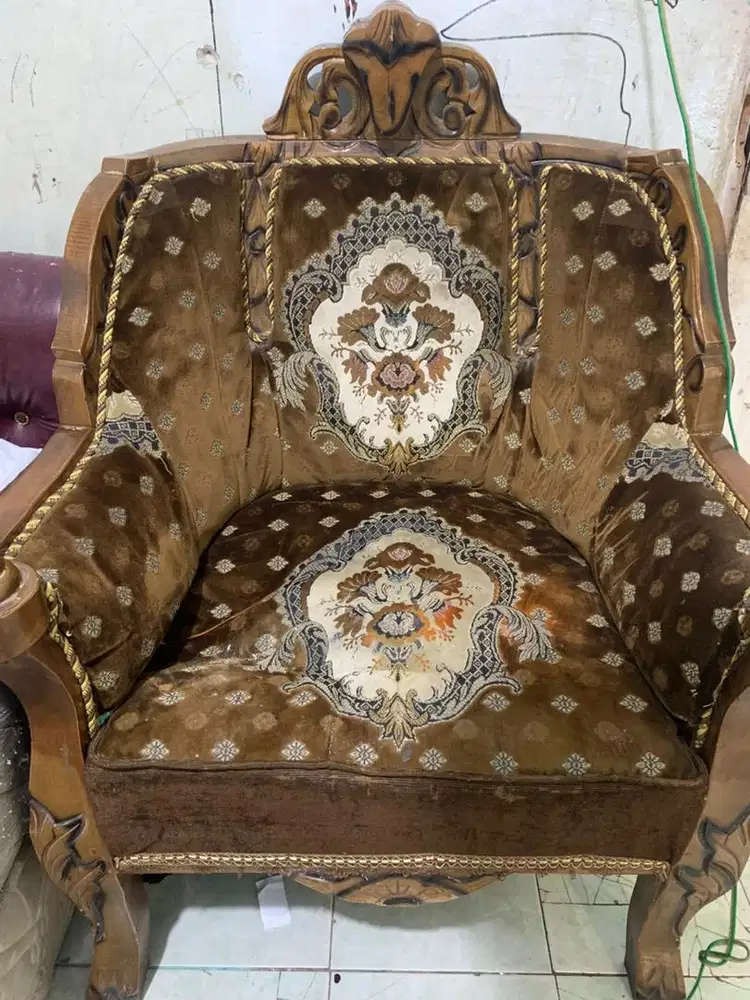 Sofa kayu jati bekas