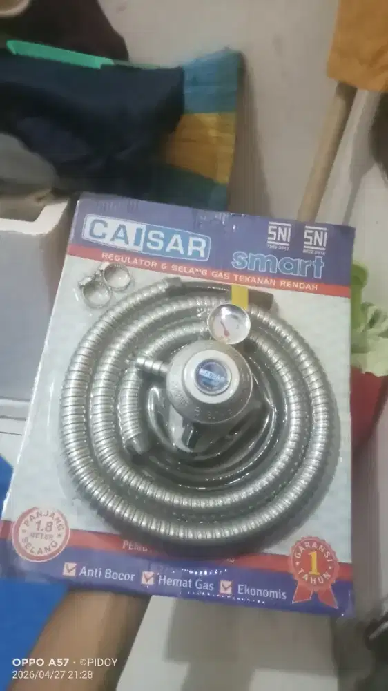 Regulator gas + selang panjang 1,8 meter