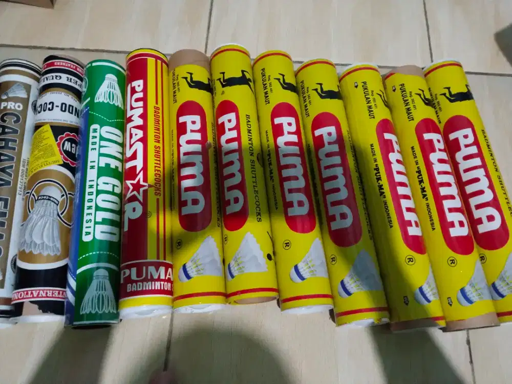Dijual shutlecocks bekas merek Puma 8 sloves Pondok bambu, Duren sawit