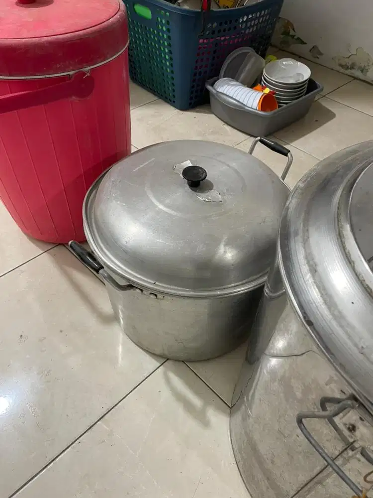 Dandang nasi, termos nasi, panci stainless