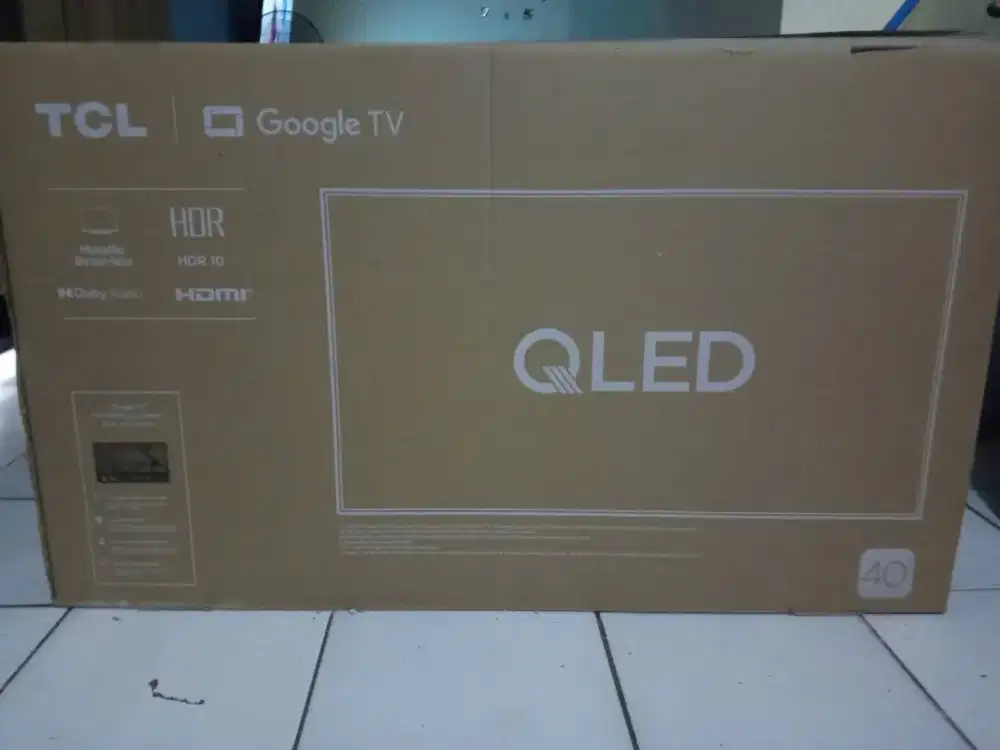 TV TCL ultimate QLED 40 inch
