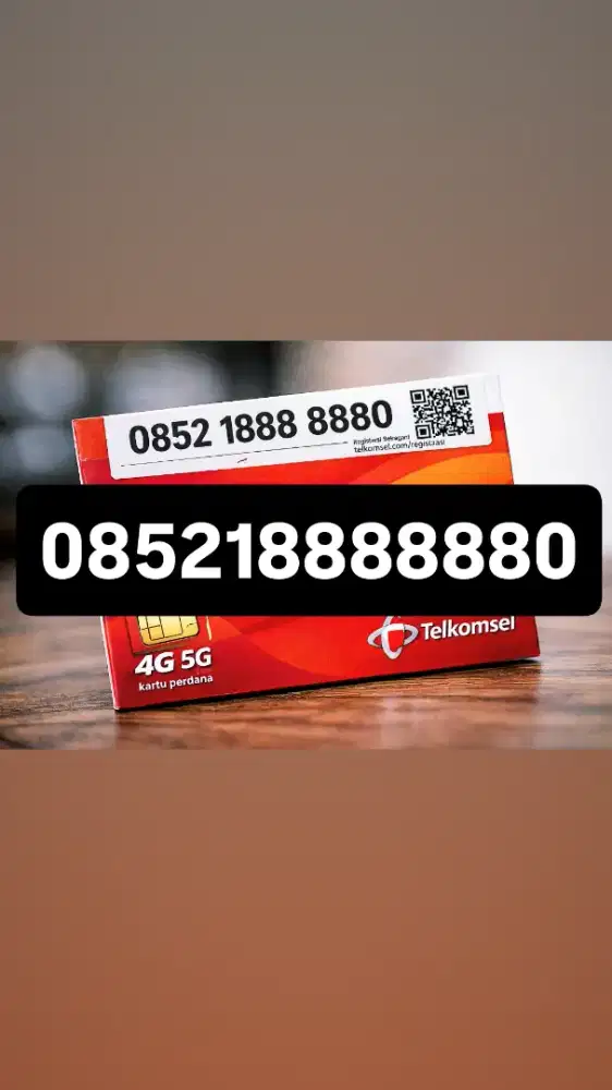 Nomor Cantik Telkomsel Rapi Hexa Delapan 888888