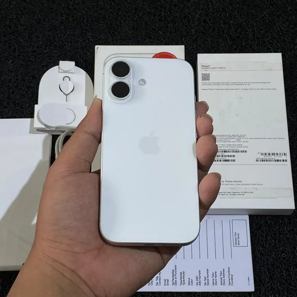 BU DIJUAL iPhone 17 256GB iBox garansi masih