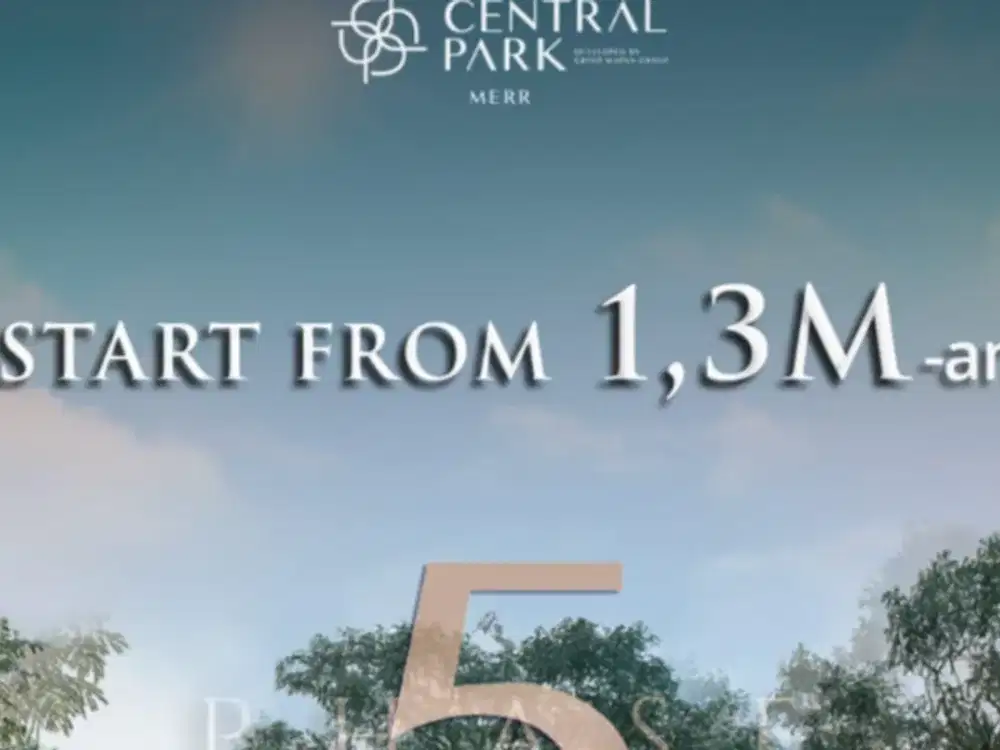 Rumah Central Park MERR surabaya