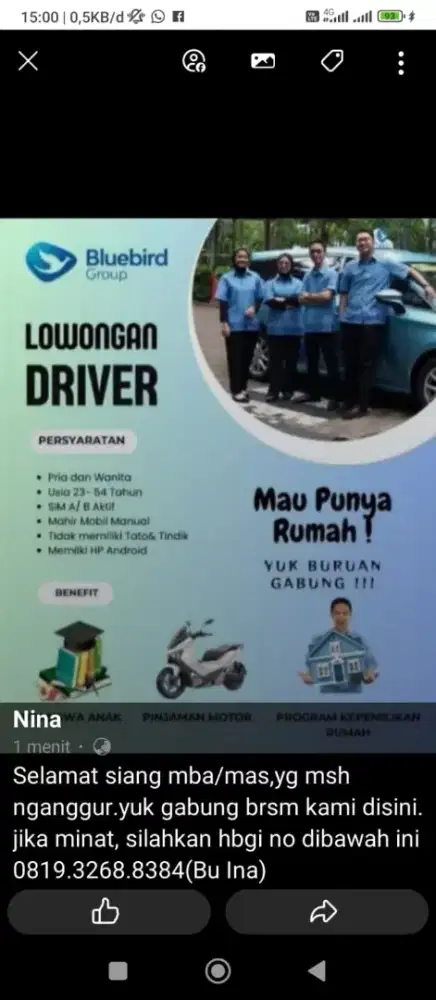 Dibutuhkan 25 driver profesion