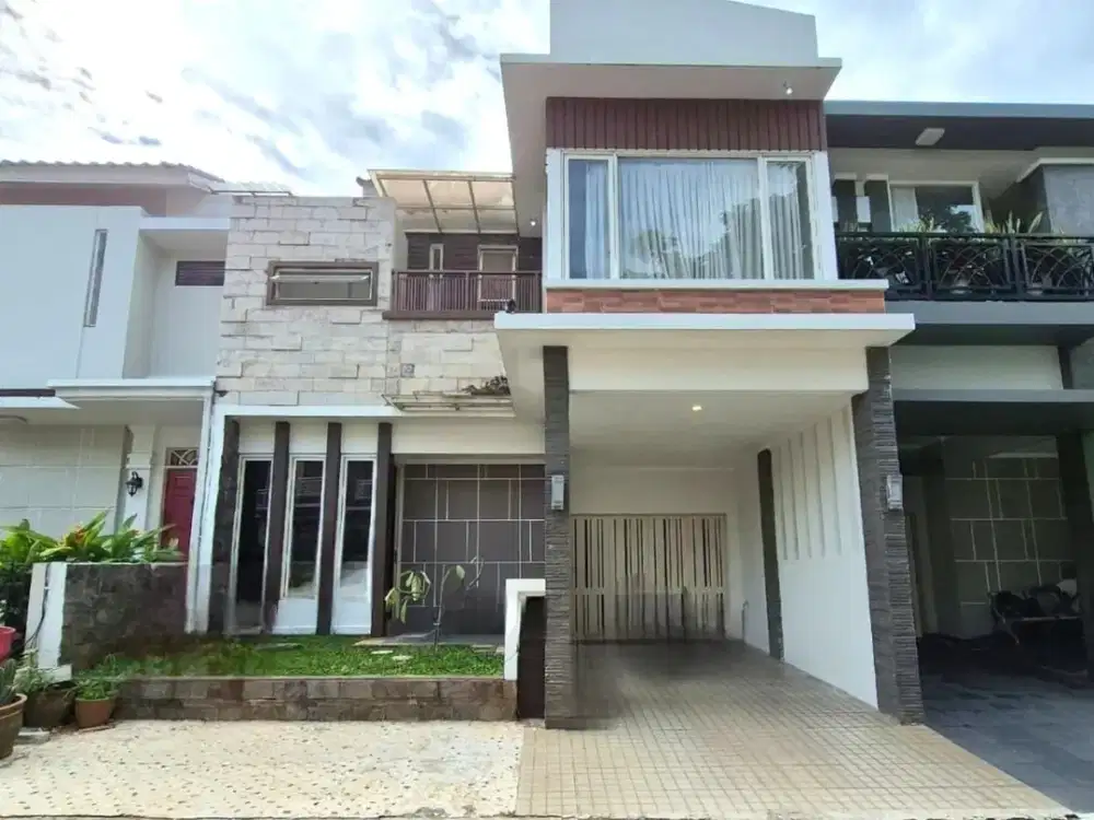 Rumah SHM 2 Lantai Semi Furnished AC 4 Unit di Bintaro Tangsel