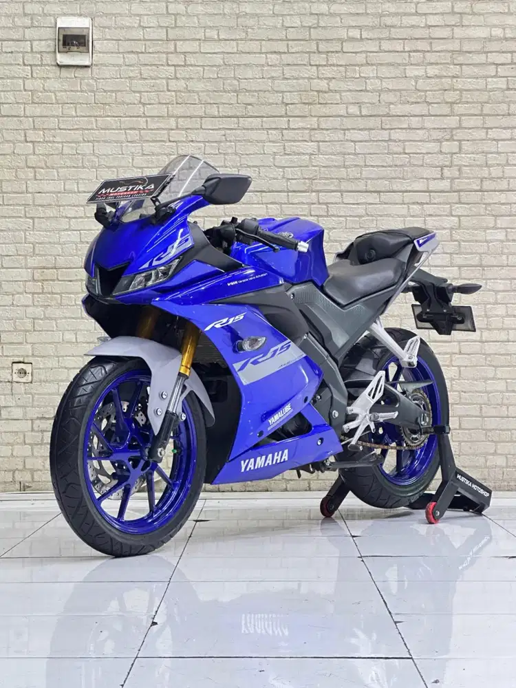 LAST EDITION ‼️ YAMAHA R15 V3 BLUE RACE TH 2021 MULUS NOMINUS