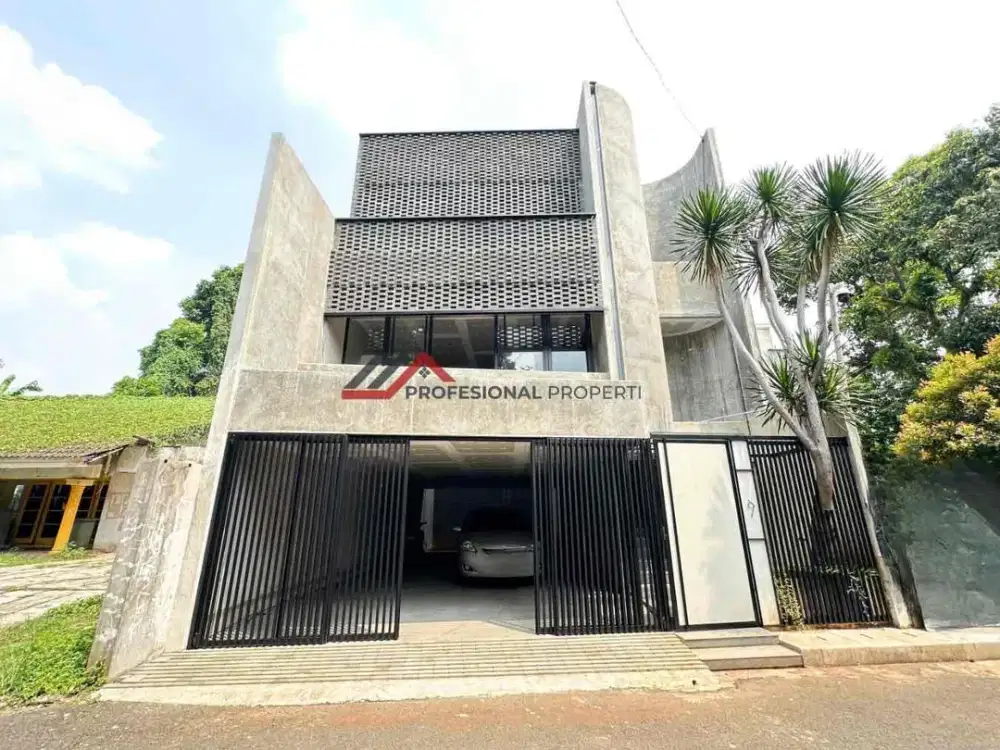 Rumah Modern Minimalis Dalam Komplek Di Lebak Bulus